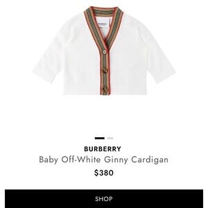 Burberry White Accessory Collection